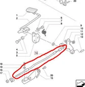 Części i akcesoria do maszyn rolniczych - CNH LINKA GAZU NOŻNEGO 5183835 - miniaturka - grafika 1