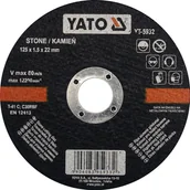 Tarcze do pił - YATO Tarcza do cięcia kamienia 125x1,5x22 mm YT-5932 - miniaturka - grafika 1