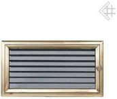 Akcesoria kominkowe - Kratki.pl Kratka kominkowa galwanizowana Oskar 17x30 z żaluzją 6674-898A9_201302 - miniaturka - grafika 1