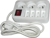 Przedłużacze i rozgałęźniki - Lechpol PRZEDŁUŻACZ ELEKTRYCZNY 7 GNIAZD 1,5m URZ3053-1,5 - miniaturka - grafika 1