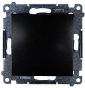 Wyłączniki światła i elektryczne - Kontakt Simon KONTAKT - SIMON Łącznik jednobiegunowy brąz mat DW1.01/46 - miniaturka - grafika 1