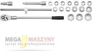 Yato Zestaw narzędziowy 3/4 20 cz. YT-1335 - Zestawy narzędziowe - miniaturka - grafika 3