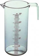 Efalock menzurka z podziałką, 250ml - Pozostałe akcesoria fryzjerskie Efalock menzurka z podziałką, 250ml - Pozostałe akcesoria fryzjerskie - miniaturka - grafika 1