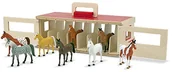 Zabawki interaktywne dla dzieci - Melissa&Doug Drewniana Stajnia Stadnina 8 Koni Melissa and Doug 13744 - miniaturka - grafika 1