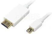 Kable - Logilink Kabel mini DisplayPort - HDMI 2m biały (CV0056) - miniaturka - grafika 1