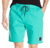 Spodenki męskie - spodenki męskie NEFF BATTLEKAT WALKSHORT POOL GREEN - miniaturka - grafika 1