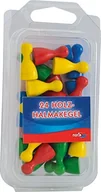 Gry planszowe - Noris Spiele 606154362 - 24 Bunte Holzhalmakegel - miniaturka - grafika 1