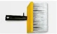 Pędzle i wałki - Kaem PĘDZEL ławkowiec PCV PLASTIKOWY ŻÓŁTO/CZARNY g.0239870018 - miniaturka - grafika 1