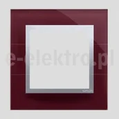 Klawisze i ramki - Kontakt Simon SIMON S.A. Ramka 1 Nature-Szkło, KUSZĄCA ŚLIWKA, IP20/IP44 DRN1 - miniaturka - grafika 1