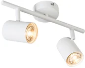 Lampy sufitowe - QAZQA Nowoczesny spot biały 2-źródła światła - Jeana - miniaturka - grafika 1