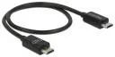 Kable USB - Delock Kabel USB Przewód do współdzielenia Micro USB-B męską Micro USB-B męską O (83570) - miniaturka - grafika 1