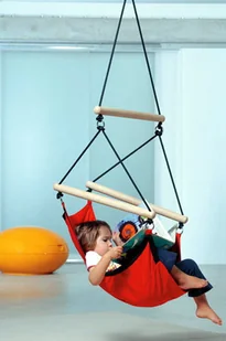 Amazonas Fotel hamakowy dla dzieci Kids Swinger, zielony - Fotele ogrodowe wiszące - miniaturka - grafika 2