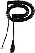 Kable komputerowe i do monitorów - Jabra QD Cord to RJ10, coiled, 0,5 - 2 meters, standard-allocation 8800-01-01 - miniaturka - grafika 1