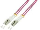 Kable światłowodowe - LogiLight włókno szklane przewód krosowy (LC-LC OM4 50/125 3,0 m) 4052792017311 - miniaturka - grafika 1