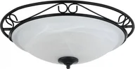 Lampy sufitowe - Rabalux PLAFON klasyczna Lampa sufitowa OPRAWA art deco ATHEN 3723 IP20 Czarny biały - miniaturka - grafika 1