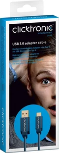 ClickTronic Kabel USB 3.0(A)/USB-C 0,5m CLICKCUSB45123 - Kable - miniaturka - grafika 2