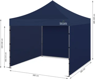 Home&Garden Namiot handlowy 300 x 300 cm granatowy 976528 - Pawilony ogrodowe - miniaturka - grafika 9