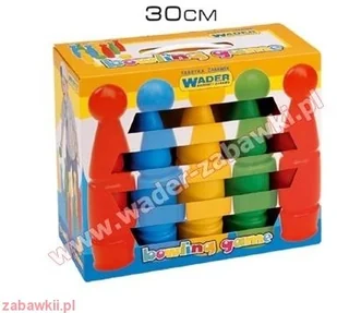 Wader Kręgle 80020 - Zabawki i gry sportowe - miniaturka - grafika 4