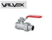 Zawory i kraniki - Valvex ONYX ZAWÓR KULOWY PROSTY NIKLOWANY Z DŁAWIKIEM, PÓŁŚRUBUNKIEM I DŹWIGNIĄ - miniaturka - grafika 1