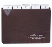 Przekładki do segregatorów - DURABLE Przekładka A6 poziom 5/5 do kartoteki z twardego PCW 0,3mm z wsuwanymi i - miniaturka - grafika 1