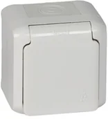 Gniazdka elektryczne - Legrand IP44 Gniazdo 2P+Z Schuko 16 A - 250 V Białe Forix - 782373 - miniaturka - grafika 1