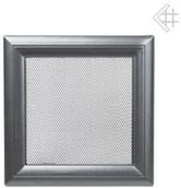 Akcesoria kominkowe - Kratki.pl Kratka kominkowa malowana OSKAR grafitowa 22x22 6674-898A9_20130207161 - miniaturka - grafika 1