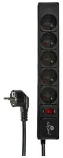 DPM 5 gniazd z uziemieniem 3m - Listwy zasilające - miniaturka - grafika 3