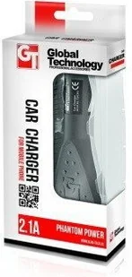 Global Technology Ładowarka samochodowa Phantom Micro USB 2,1A 5901836308542 - Ładowarki samochodowe - miniaturka - grafika 3