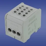 Rozdzielnie elektryczne - Elektro-Plast Opatówek Odgałęźnik LZ - 1*16/16/16 szary 46.162 - miniaturka - grafika 1