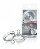Smoczki do butelek - Tommee Tippee Smoczek do gęstych pokarmów - kaszka x 2 sztuki 6 m-cy+ - miniaturka - grafika 1