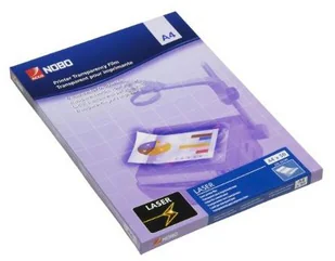 Nobo Folia do rzutnika DRUKARKA LASEROWA CZARNO BIAŁA 50szt 33633740 - Folie do drukarek - miniaturka - grafika 2