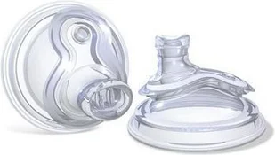 Nuby Ustnik silikonowy niekapek do kubkków z szeroka szyjka NB9956 - Kubki dla dzieci - miniaturka - grafika 2