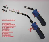 Akcesoria spawalnicze - ZESTAW UCHWYTU PALNIKA MB-15 - miniaturka - grafika 1