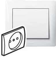 Legrand Sistena Life - Plakietka Arctic do gniazda Pojedynczego 2P 777026 - Gniazdka elektryczne - miniaturka - grafika 2