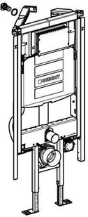 Geberit Duofix - Element montażowy Do kompaktu WC narożny, UP320, Sigma, H112 111.390.00.5 - Stelaże i zestawy podtynkowe do WC - miniaturka - grafika 3