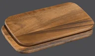 Deski do krojenia - Zassenhaus Zestaw dwóch desek śniadaniowych, akacja, 26 x 17 cm (ZS-055016) - miniaturka - grafika 1