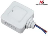 Czujniki ruchu i zmierzchu - Maclean Czujnik ruchu mikrofalowy do zabudowy MCE137, 1200W zasięg 4m-10m - miniaturka - grafika 1