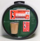 Gry planszowe - Piatnik KOŚCI POKEROWE TACKA, KUBEK SKÓR 296758 - miniaturka - grafika 1