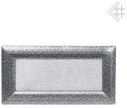 Kratki.pl Kratka kominkowa malowana OSKAR czarno-srebrna 11x24 6674-898A9_201302 - Akcesoria kominkowe Kratki.pl Kratka kominkowa malowana OSKAR czarno-srebrna 11x24 6674-898A9_201302 - Akcesoria kominkowe - miniaturka - grafika 1