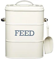 Pojemniki kuchenne - Kitchen Craft Living Nostalgia pojemnik z łopatką w stylu vintage, pojemność: 3 kg, kolor kremowy LNFEEDCRE - miniaturka - grafika 1