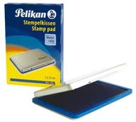 Tusz do pieczątek - Pelikan 331777 poduszka do stempli 2, impregnowane, 110 X 70 MM, w kolorze czarnym (opakowanie bąbelkowe), niebieski 331017 - miniaturka - grafika 1