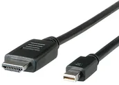 Kable - Rotronic ROLINE MiniDP KBL, MiniDP UHDTV ST/ST, czarny 2 m 11.04.5796 - miniaturka - grafika 1