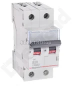 Bezpieczniki elektryczne - Legrand WYŁĄCZNIK NADPRĄDOWY S 312 2P B 20A 10000A SERII TX3 404113 - miniaturka - grafika 1