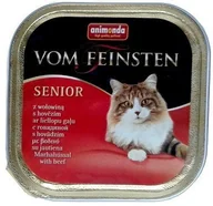 Mokra karma dla kotów - Animonda Tacka Starsze z Wołowiną tacka 100g 1753 - miniaturka - grafika 1