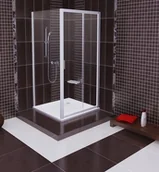 Ścianki i drzwi prysznicowe - Ravak Blix ścianka stała 100 biały przeźroczyste ANTICALC BLPS 9BHA0100Z1 - miniaturka - grafika 1