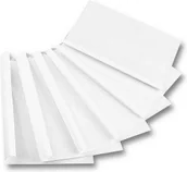 Okładki do laminatorów i bindownic - Opus Termookładka A4 Thermolux 10 mm biała 25 sztuk OP610 - miniaturka - grafika 1