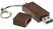 Huby USB - InLine 35064 W woodstick pamięć USB 3.0, 64 GB Drewno orzech włoski 35064W - miniaturka - grafika 1