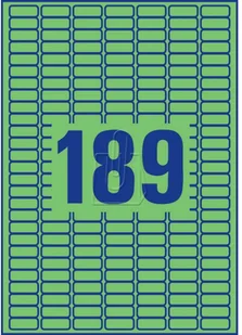 Avery Etykiety usuwalne kolorowe Zweckform zielone - Papier do drukarek - miniaturka - grafika 4