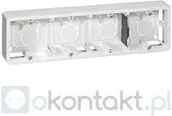 Puszki elektryczne i akcesoria - Legrand 080284 MOSAIC Puszka natynkowa - 10 lub 4x2 moduły poziomo 40MM do uchyt - miniaturka - grafika 1