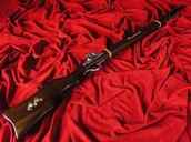 Repliki - broń - WŁOCHY HISTORYCZNA DREWNIANA STRZELBA Z ZAMKIEM KAPISZONOWYM - miniaturka - grafika 1